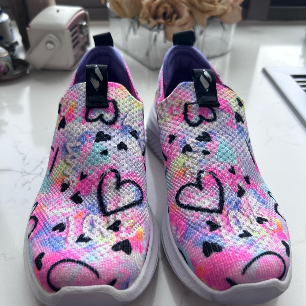 Skechers Multicolor Heart Kids Sneakers